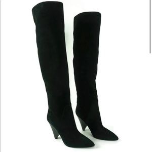 Marc fisher fancee knee high suede boots